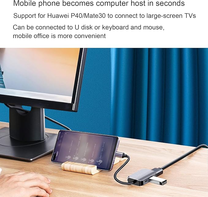Hub USB tipo C 3 en 1 LICAEVEY con HDMI y USB 3.0 miniatura 4