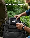 Luxtude Boîte à litière de voyage collapsible pour chats, étanche & Boîte à litière pour chat portable à l'odeur, forme robuste et fond dur pour la voiture, l'hôtel et l'extérieur, grande