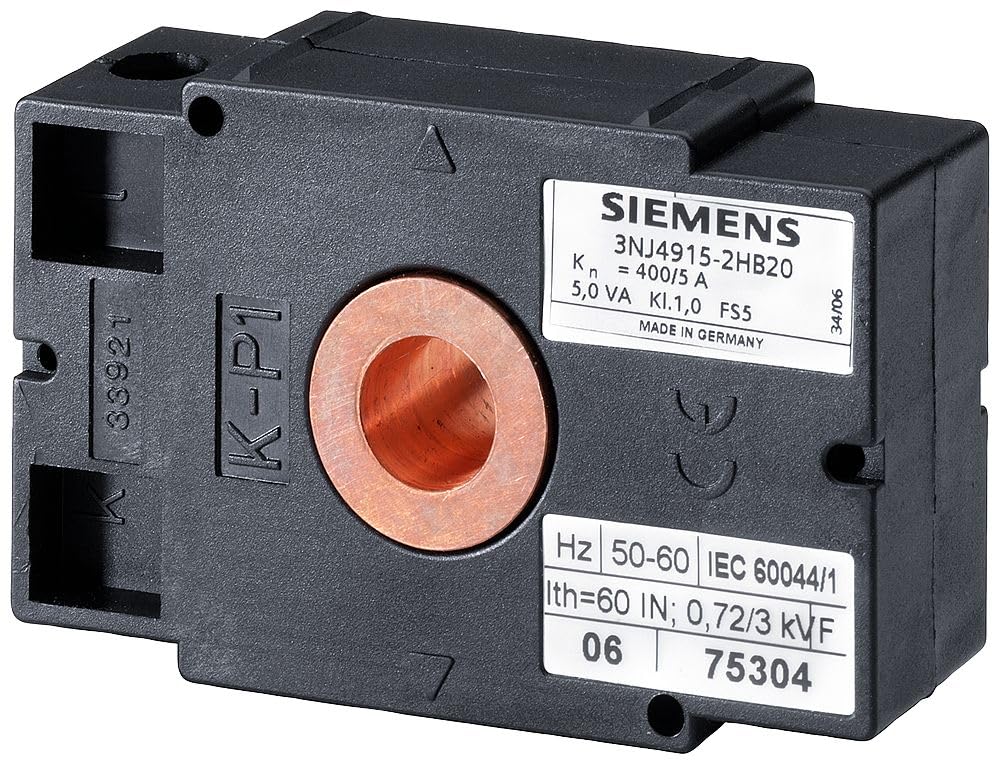 Transformateur Siemens 600/5 A classe 1 résout les erreurs de mesure