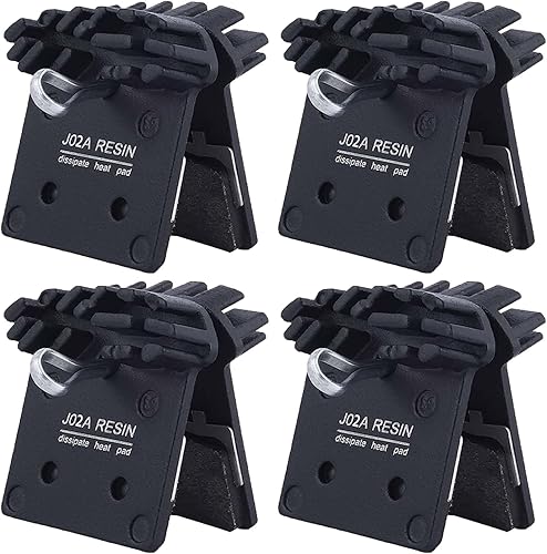 Miniatura 8 de J02A Pastillas de freno de disco con aleta de refrigeración, compatibles con Shimano XTR M9000DEORE XT M8100DEORE XT M8000DEORE XT M780SLX M7100SLX