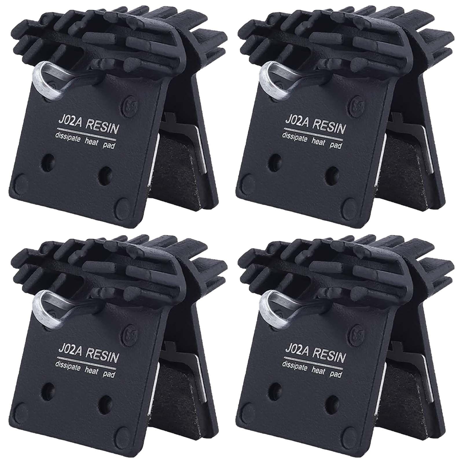 J02A Disc Brake Pads with Cooling Fin, Compatible with Shimano XTR M9000/DEORE XT M8100/DEORE XT M8000/DEORE XT M780/SLX M7100/SLX M7000/SLX M670/SLX M660/DEORE M6100/DEORE M5100