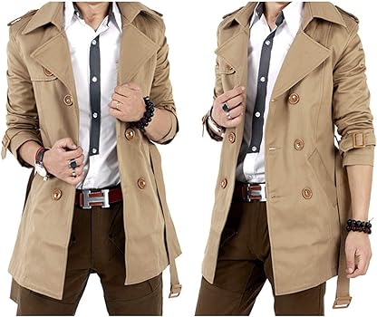 ジャケット・アウター Cotton Twill Big TrenchCargo Pocket Coat Cotton Twill Big TrenchCargo Pocket Coat