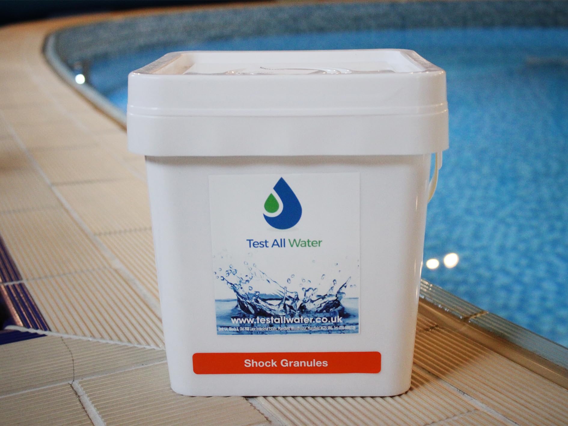 Testallwater - Chlorine Granular Shock | Stabiliser-Free Pool & Spa Sanitiser | Targets Algae & Contaminants | Fast-Acting for Routine & Emergency Shock | 5kg, Multicoloured