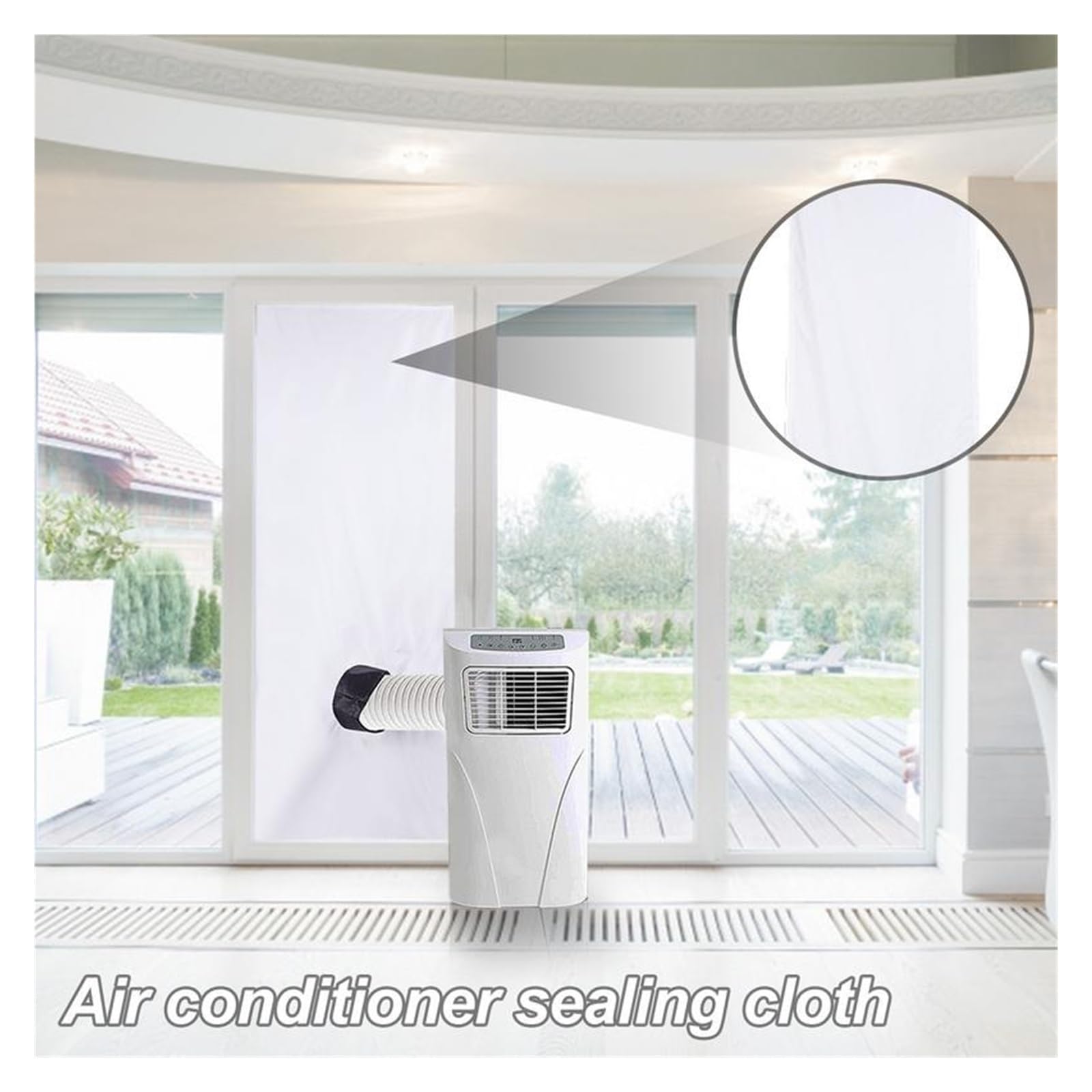 Guarnizione Universale For Finestre 200VM/300CM For Condizionatori D'aria Portatili E Asciugatrice Protezione Per Tutte Le Condizioni Atmosferiche(300cm)