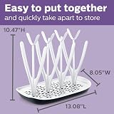 Philips Avent Drying Rack with Detachable Drip Tray for Clean, Tidy Drying (Model ‎SCF149/00) - 3