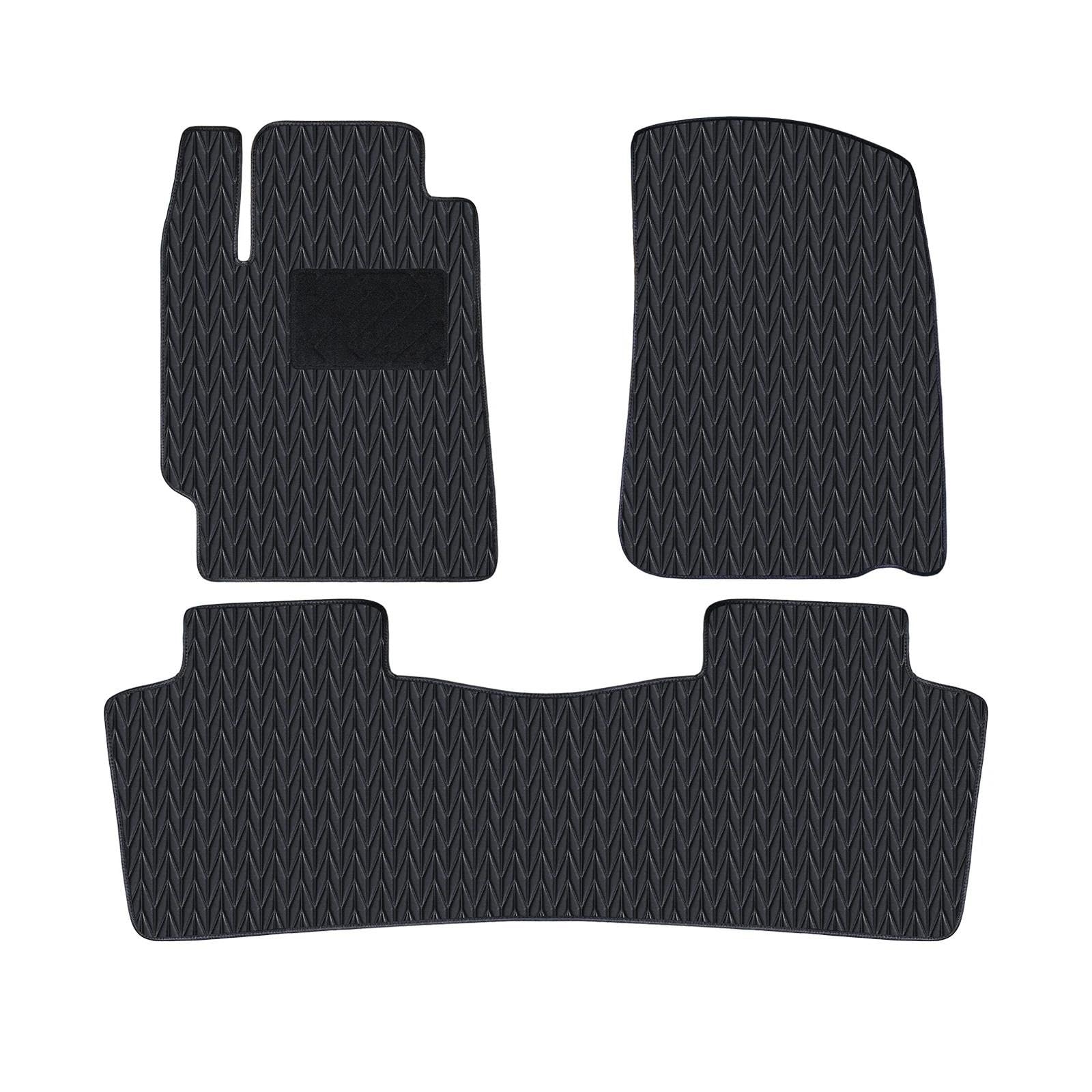 Tapis de sol de voiture Camry 2006-2011 imperméable en caoutchouc noir - 7