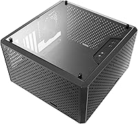 Vista 16 de Cooler Master MasterBox Q300L Torre Micro-ATX con filtro de polvo de diseño magnético, panel lateral acrílico transparente, E/S ajustable y flujo