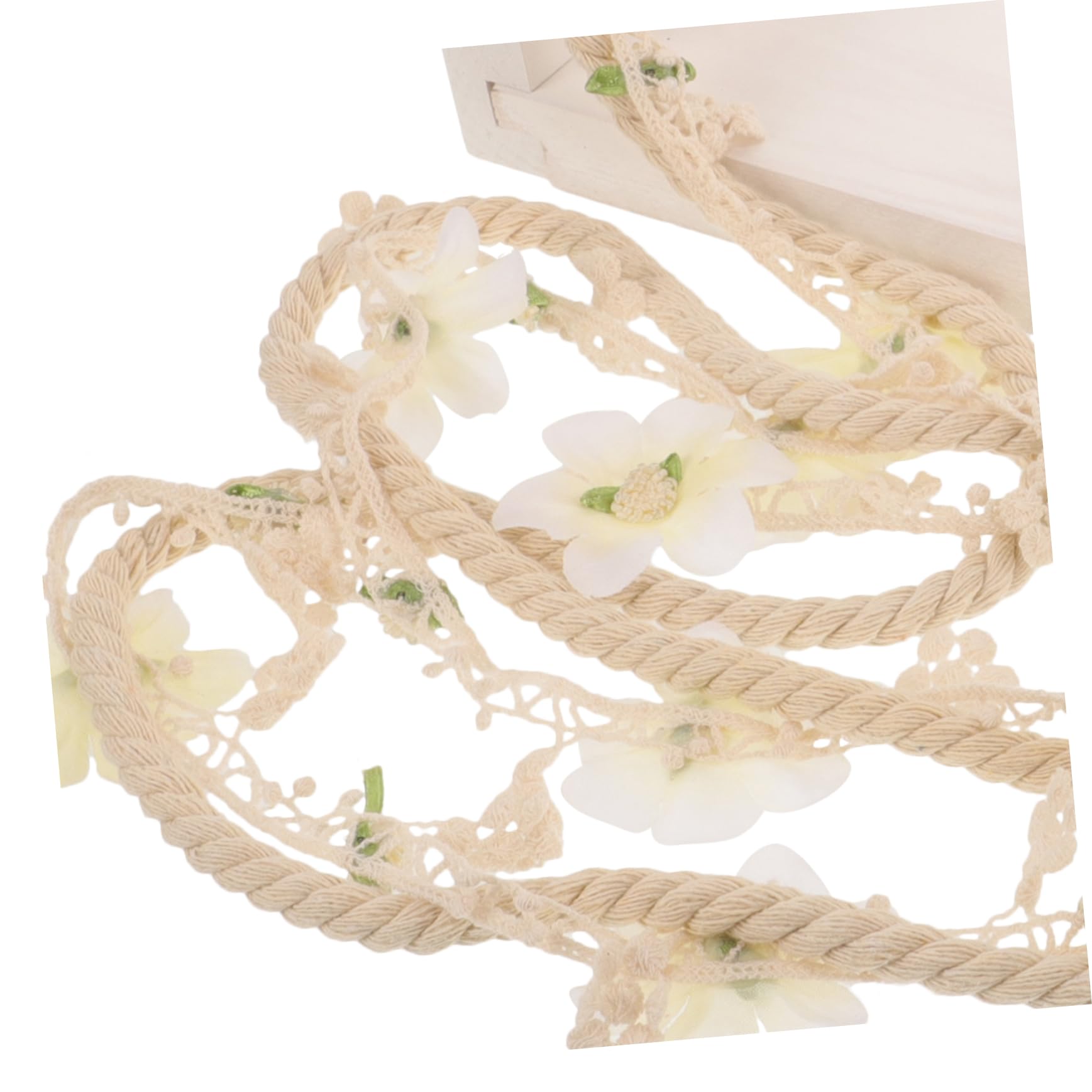 BESPORTBLE Altalena Fotografia Ragazzo Ragazza in Legno Decorazioni Floreali, Oggetti Di Scena Per Ragazzo Ragazza Per Servizio Fotografico e Arredamento Casa, Accessorio Duraturo Per Foto Neonatale