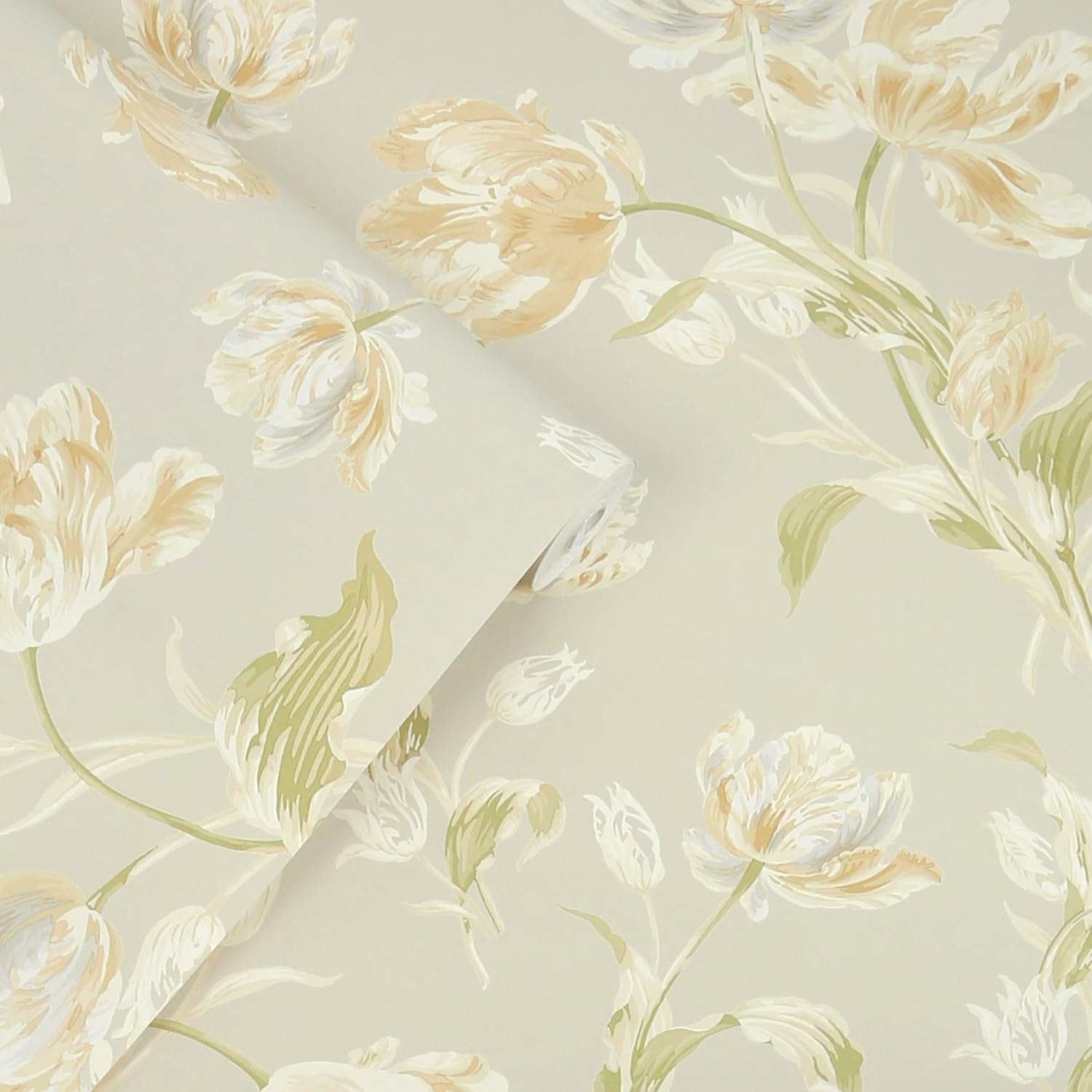 Laura Ashley Gosford Sage Green Wallpaper