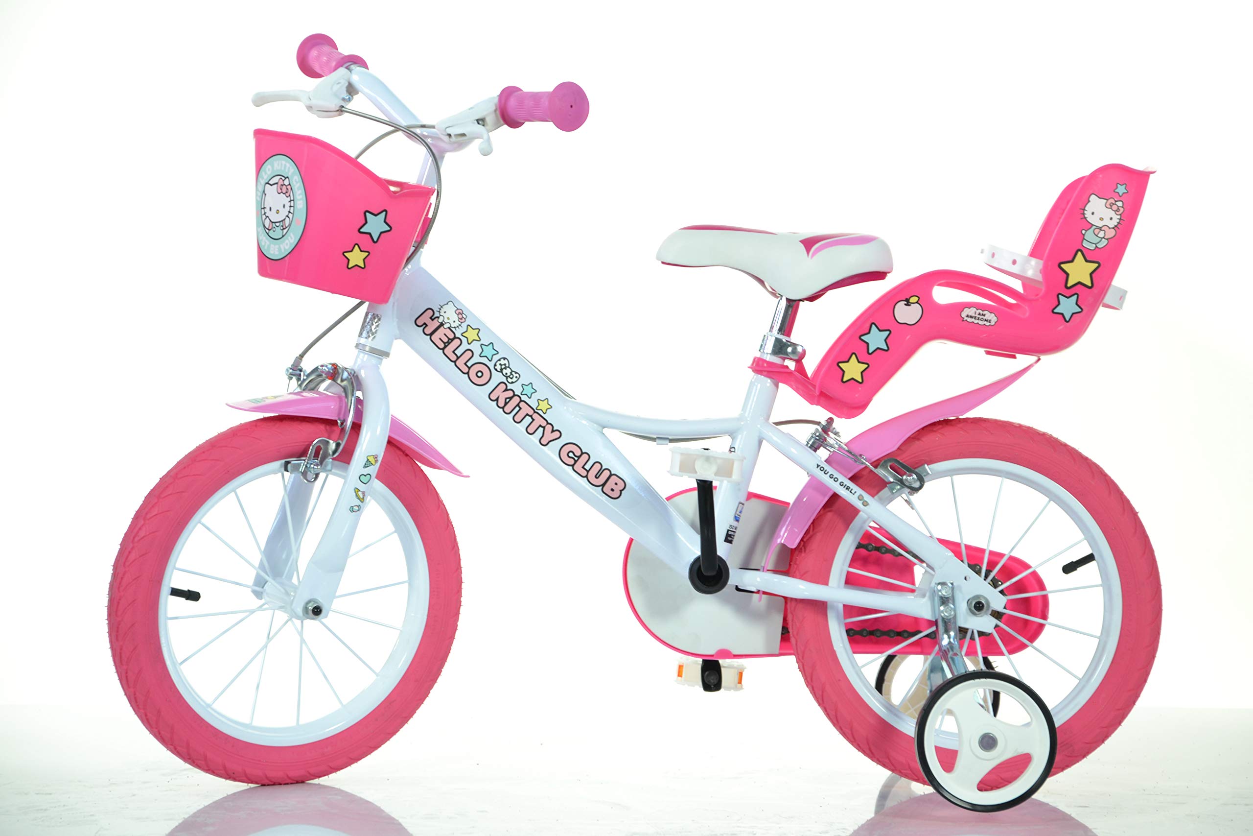 Dino Bikes pour Hello Kitty Bicicletta 14 pollici
