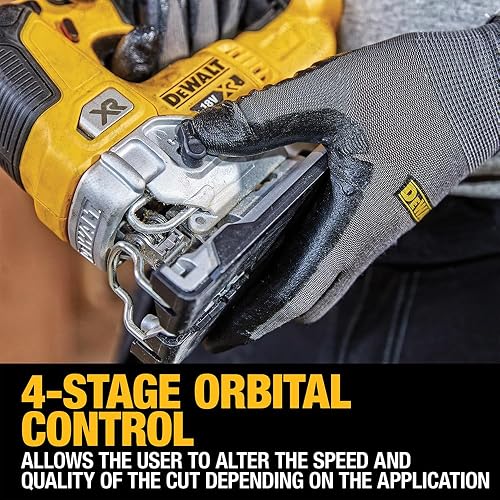 DEWALT Seghetto alternativo 18V Motore BRUSHLESS, DCS335NT-XJ - 6
