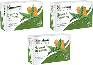Himalaya Herbals Neem And Turmeric Soap, 125g (Pack Of 18)