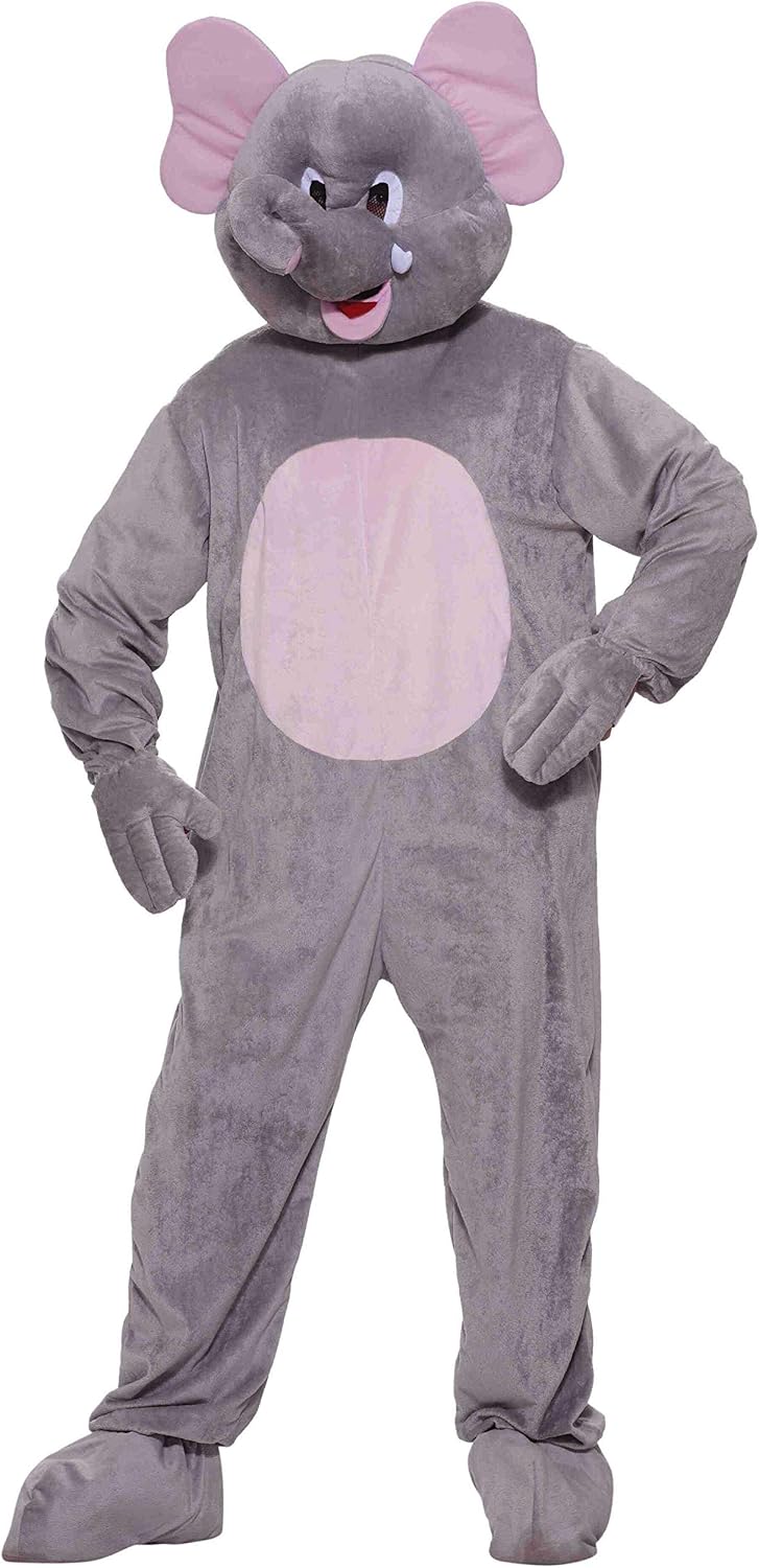 Forum Novelties Men's Ernie The Elephant Plush Mascot Costume