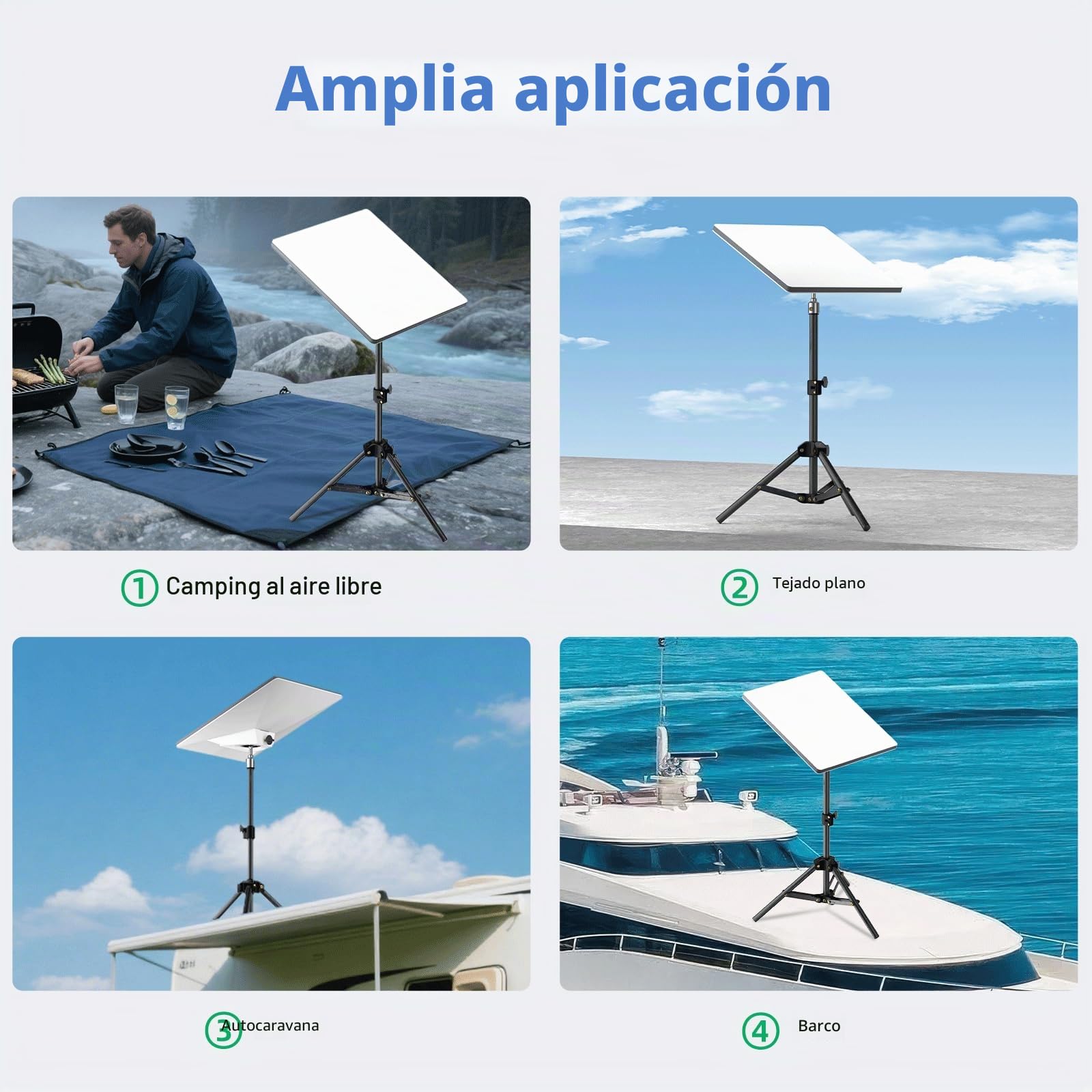 Tripode para Starlink Mini, Soporte de Trípode Ajustable para Starlink Mini Accesorios para Acampar al Aire Libre RV