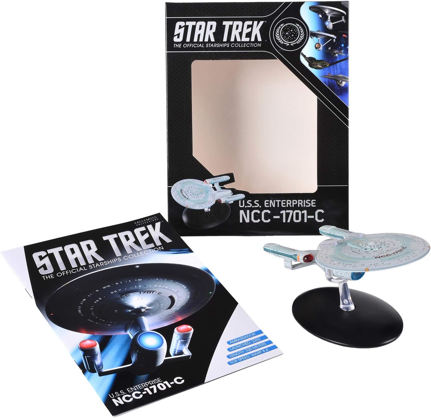 Hero Collector| Star Trek The Official Starships Collection | Eaglemoss Model Ship Box U.S.S. Enterprise NCC-1701-C : Arts, Crafts & Sewing