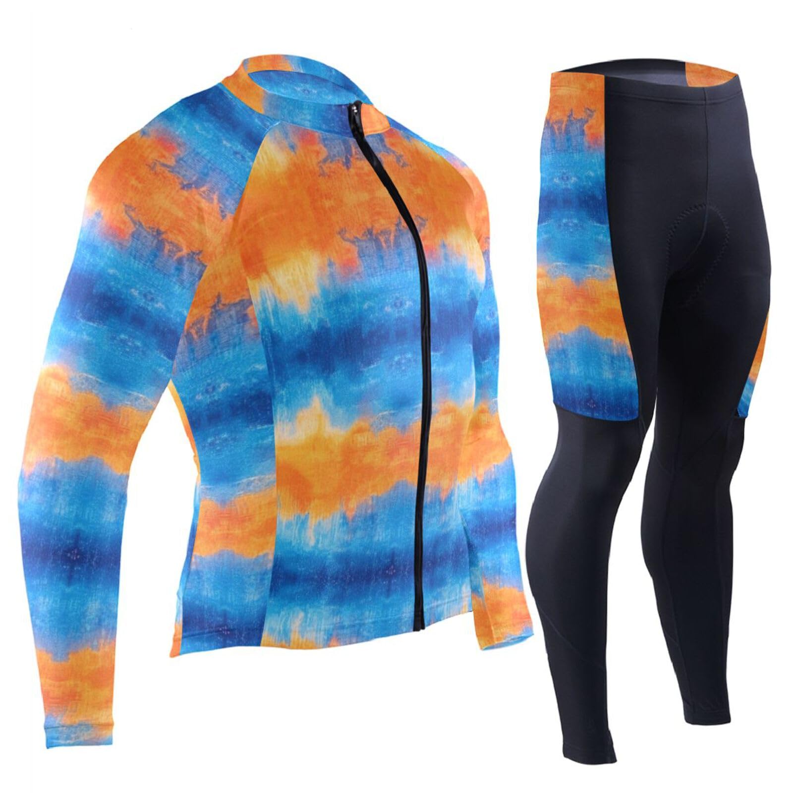 Radtrikot mit Taschen, schnelltrocknend, für Herren, 3D-gepolstert