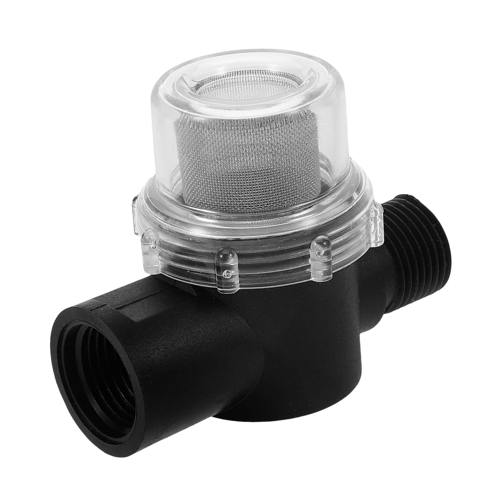 Ansaugfilter zu Wasserpumpe mit Edelstahlfilter und 50 Mesh für Wohnmobil Verlängert Lebensdauer der Wasserpumpe Geeignet für Camper und Wohnwagen