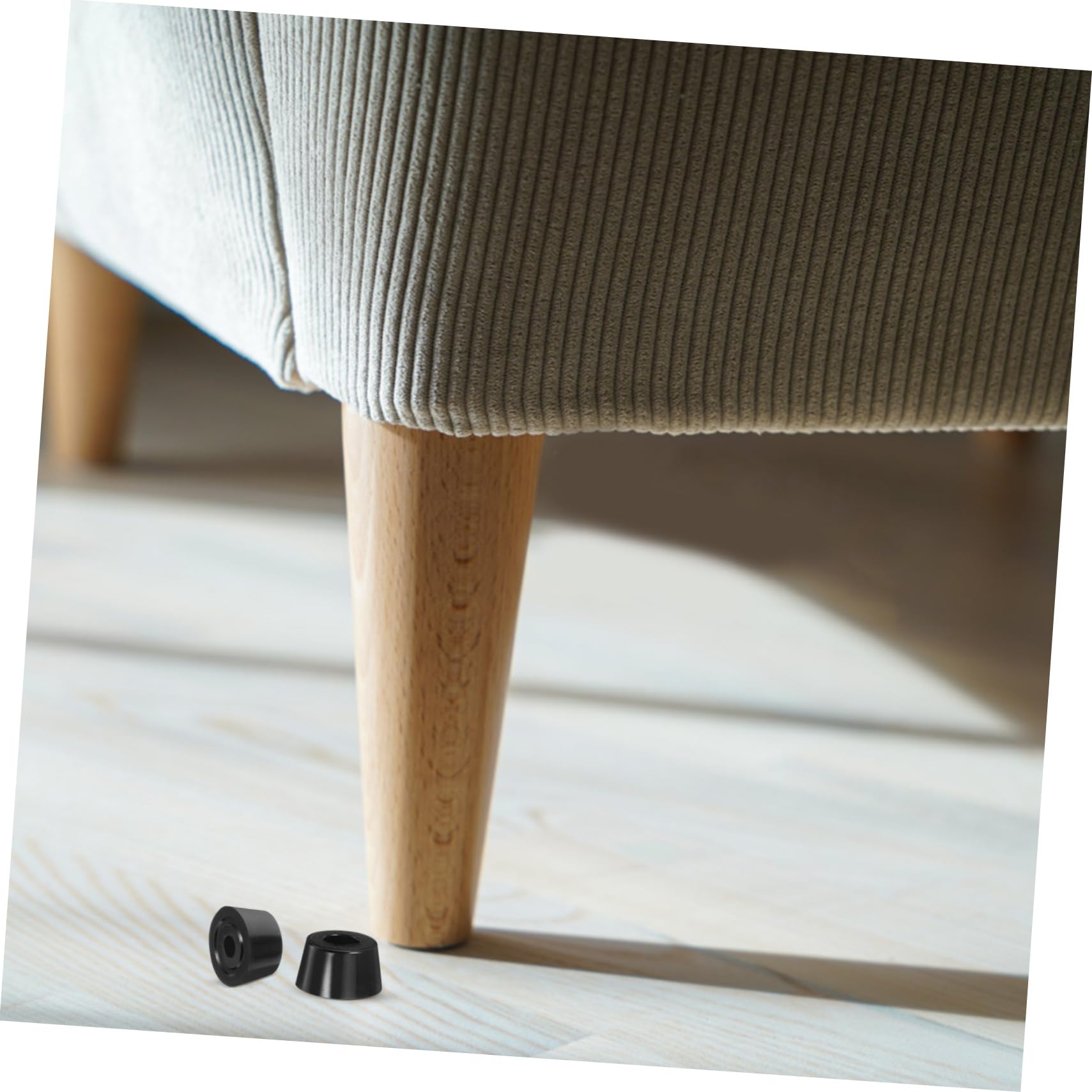 Operitacx 5 Ensembles Patins De Chaise Glisse Caoutchouc Lot Vibrations Et Protection des Sols pour Chaises De Bureau Et Mobilier Design Contemporain Et Installation Facile 50 Pièces * 5