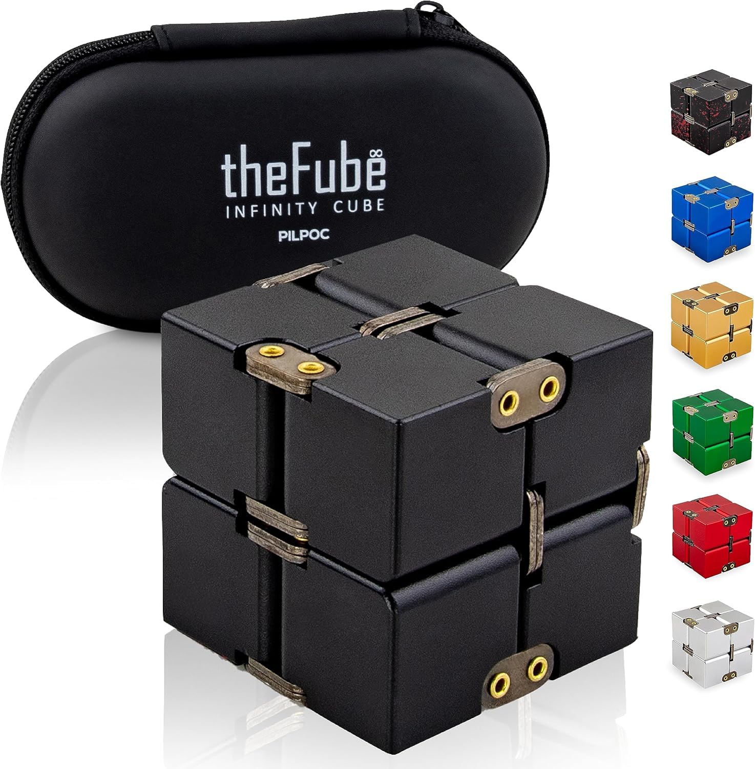 Amazon | PILPOC theFube Infinity Cubeフィジェットトイ 高品質アルミ