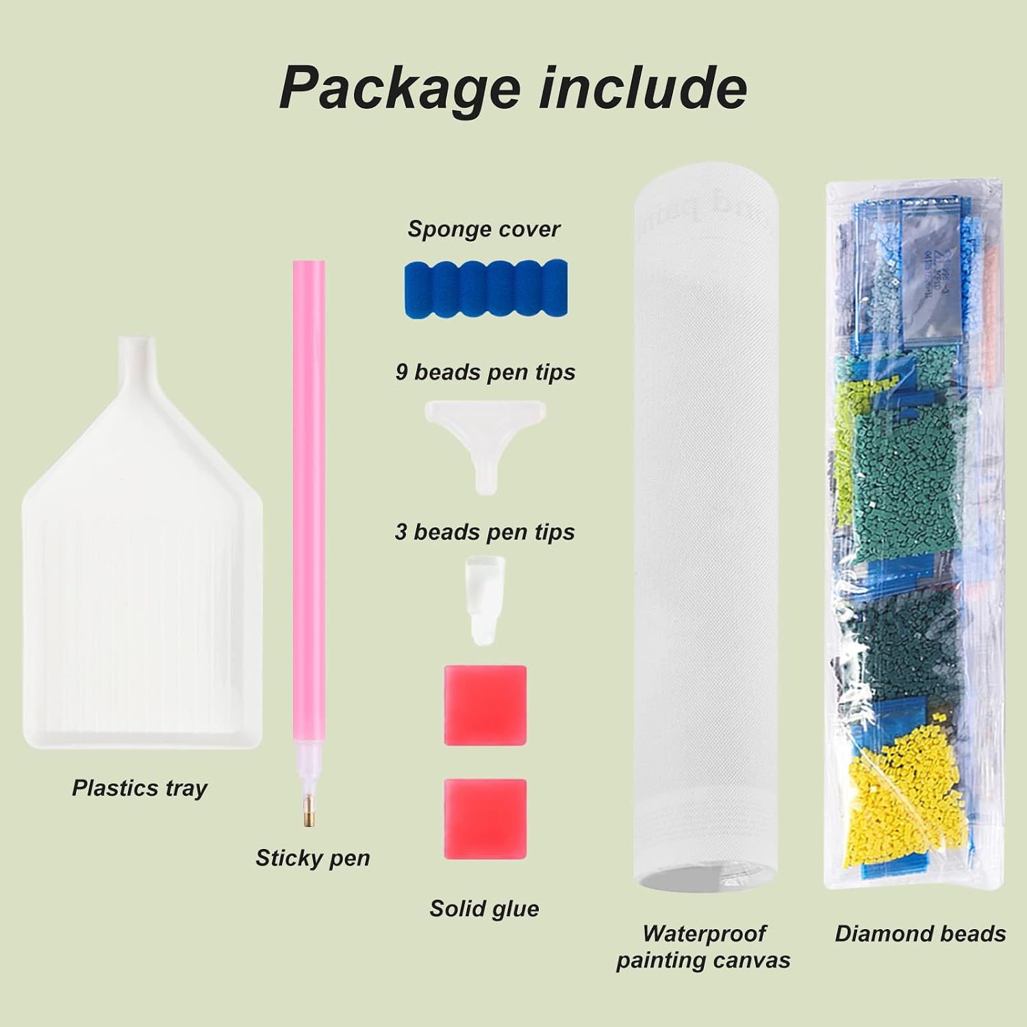 Stalente Diamond Painting Kits for Adults Cardinal, 5D DIY Diamond Art Kits for Beginners Round Full Drill Diamond Painting for Home Wall Decoration Gift 12×12inch, Daisy Flower Bird image 5