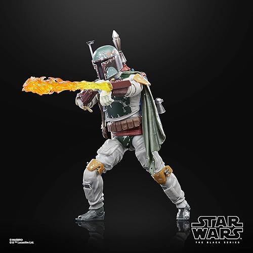 Miniatura 12 de Star Wars Hasbro The Black Series, Boba Fett, figura de 5.9 in, El regreso del Jedi, 40 cumpleaños, multicolor