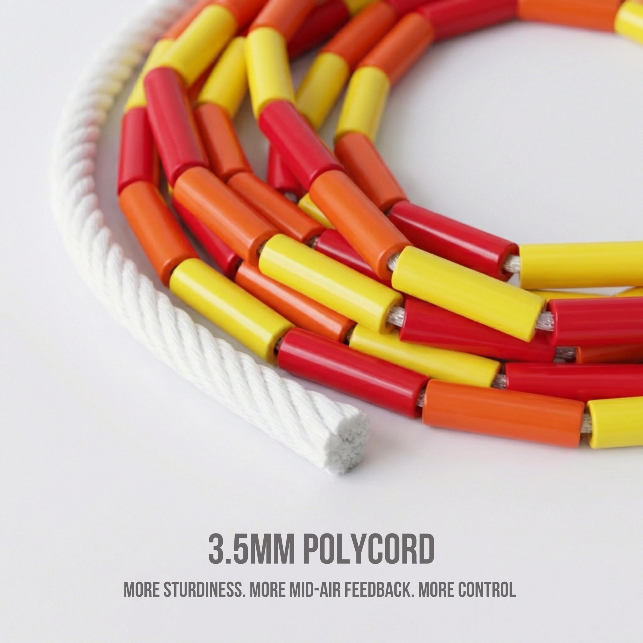 Elevate Rope Perlen‑Springseil Verstellbar 3 m mit Gratis Trainings‑App – Tangle‑Free, ideal für Rhythmus, Kontrolle & Cardio