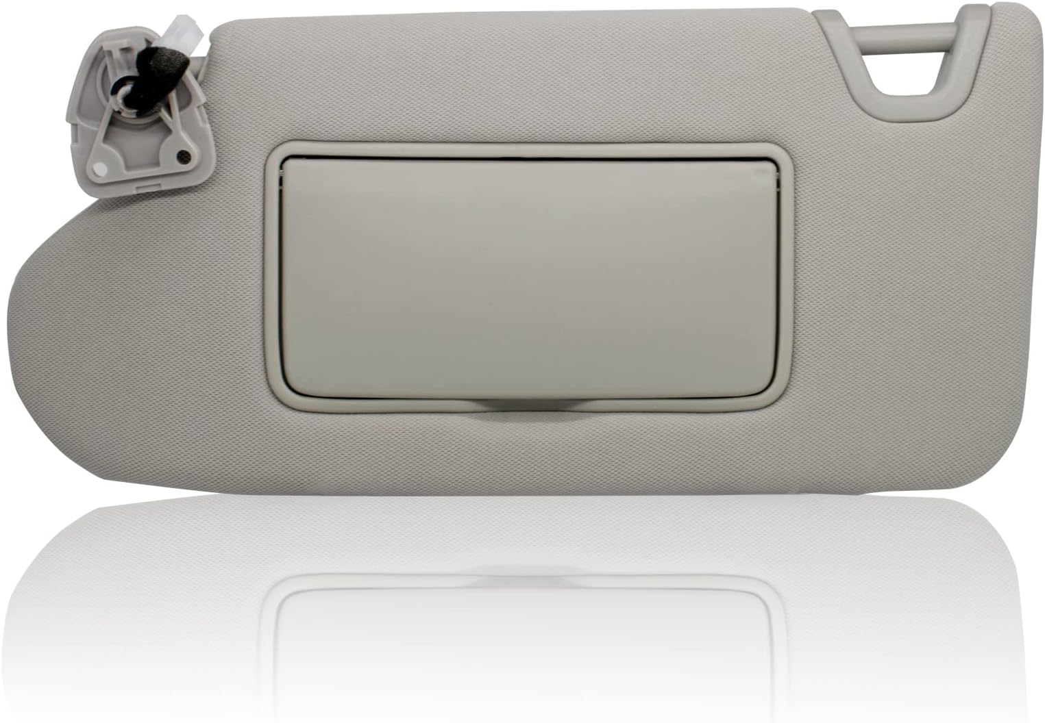 NHILES Left Driver Side Sun Visor Compatible with Nissan Altima 2013 2014 2015 2016 2017 2018 with Light, Without Sunroof 96401-3TA2A Color Gray
