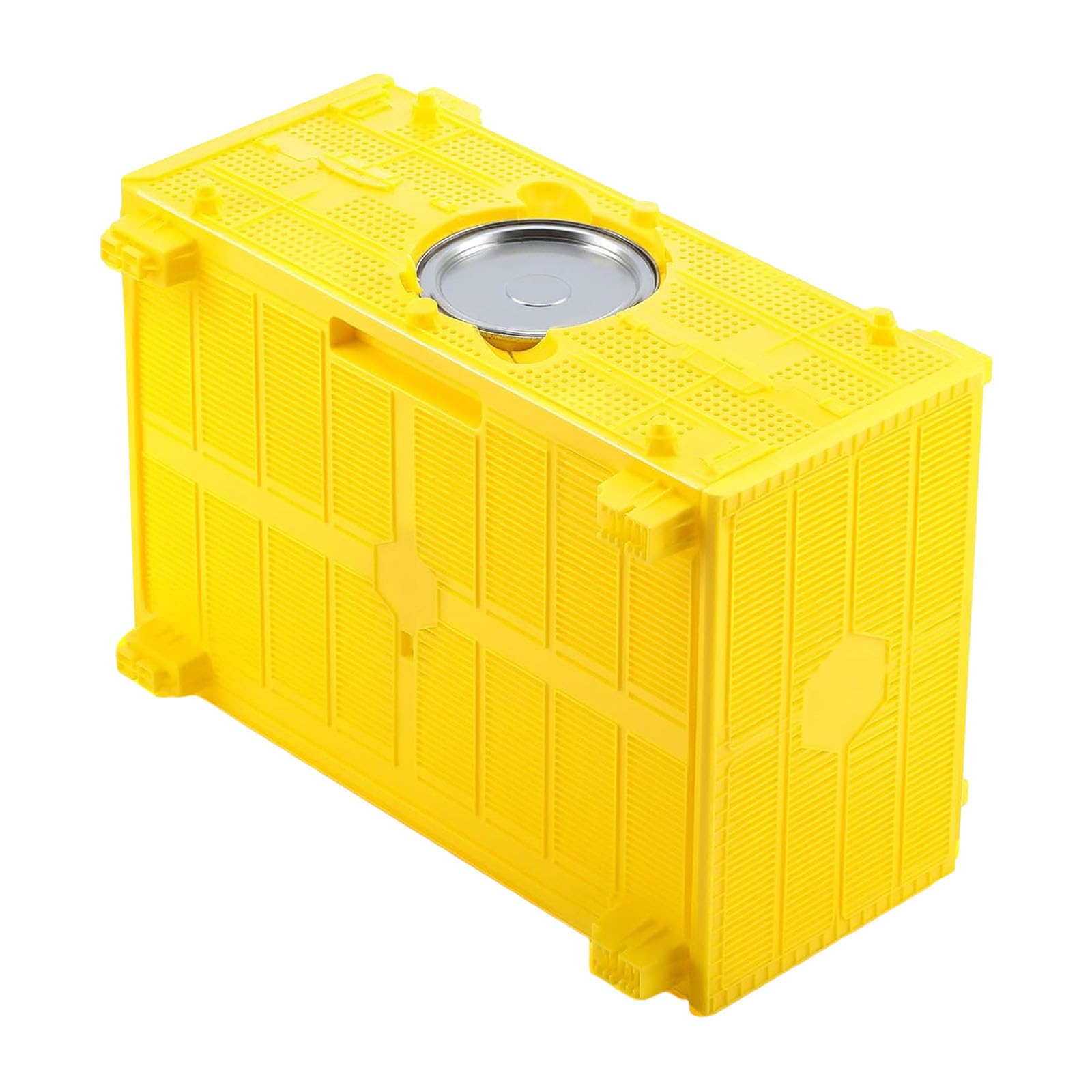 Buxuaaaa Secure Transport Bees Cage with Feeder Jars Beekeeping Carriers Starter Set for Bees ' Nest Relocation and Rearing Beeskeeping Cage Starter Set