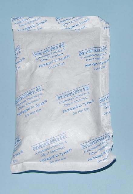 celloexpress Silica Gel Pouches - Pack of 4-100g Silica Gel Sachets - Total Gel Weight 400g