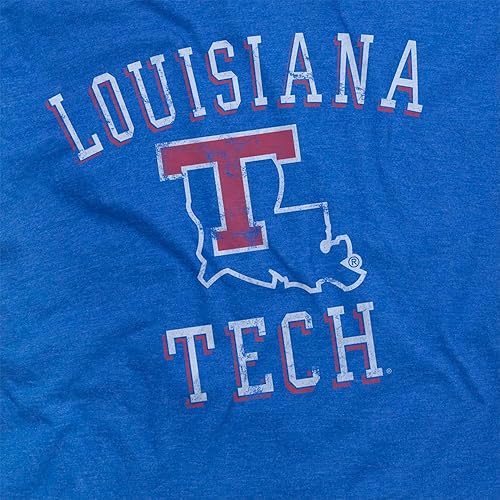 Miniatura 3 de Campus Lab Collegiate Classic Distressed Unisex Adulto Slim Fit Camiseta Colección