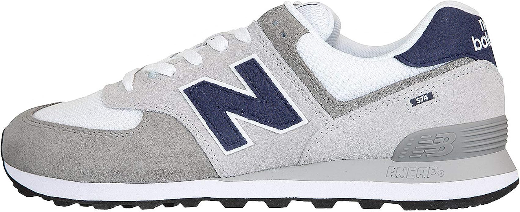 blue and white new balance shoes