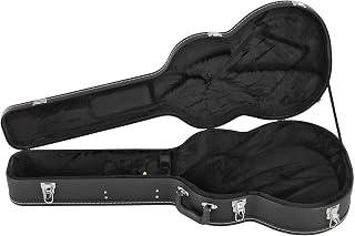 GEWA Holzkoffer mit Kunststoffbezug schwarz, Gitarrenkoffer für Konzertgitarre