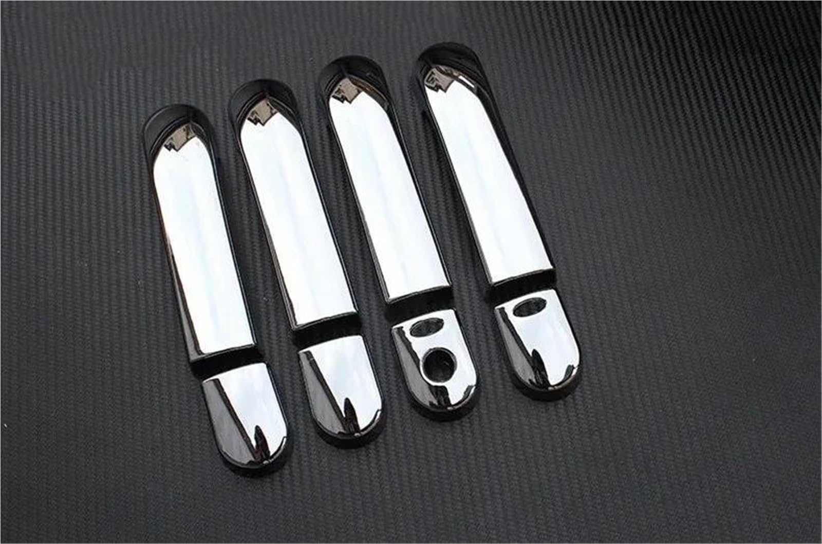 Nmjlqw Handle 2 Buttons Exterior Decoration Door Handle Covers Accessories Stickers For Nissan For Tiida C11 2004-2011 For Latio For Versa 2006(Handle 2 Buttons)