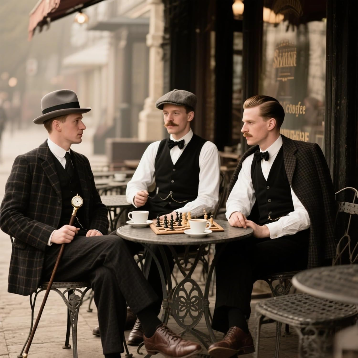 1920s Mens Costume Retro outfit Accessory Kit Fedora Hat Vintage Roaring 20s Gangster Accessories for Gatsby Cosplay Halloween Party - Image 3