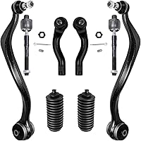Vista 1167 de Detroit Axle - Kit de suspensión frontal de 8 piezas para Dodge Journey 2009-2015, 2 brazos de control inferiores, 2 rótulas, 2 varillas
