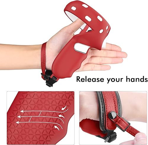 Miniatura 6 de AIXOTO Accessories for Oculus Quest 2 All-in-one Set for Quest 2 Controller Grips Cover Quest 2 Silicone Face Cover Lens Protective Cover VR Shell