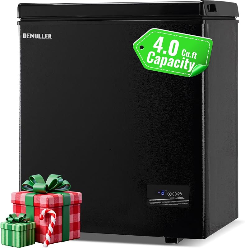 Demuller D-CF79 4 cu ft Chest Freezer Black — 1 of 8