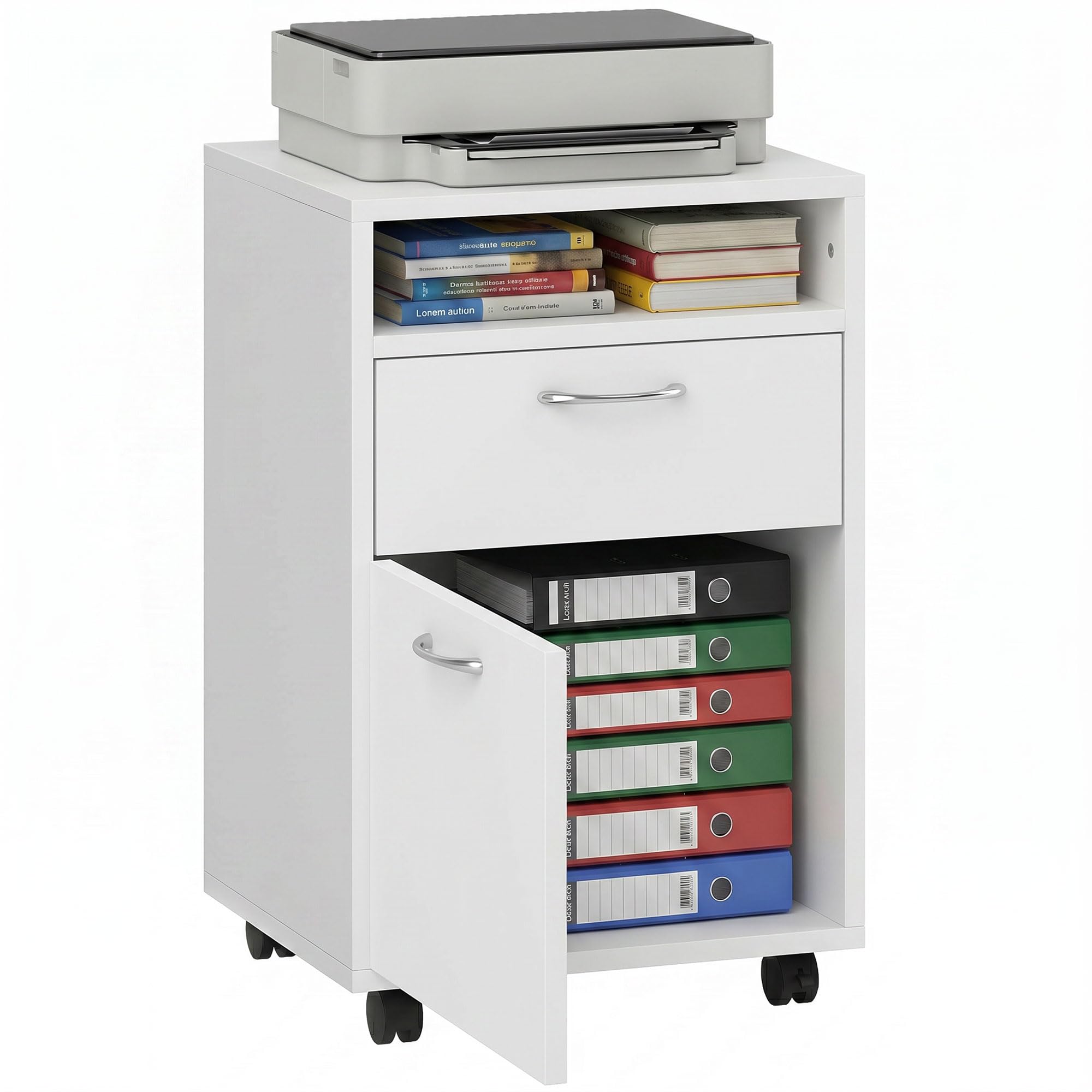 ホワイト✲美品BIBLO✲大容量✧メモリ4G✧HDMI✧テンキ✧オフィス Amazon.com: HOMCOM Mobile Storage Cabinet Organizer with Drawer