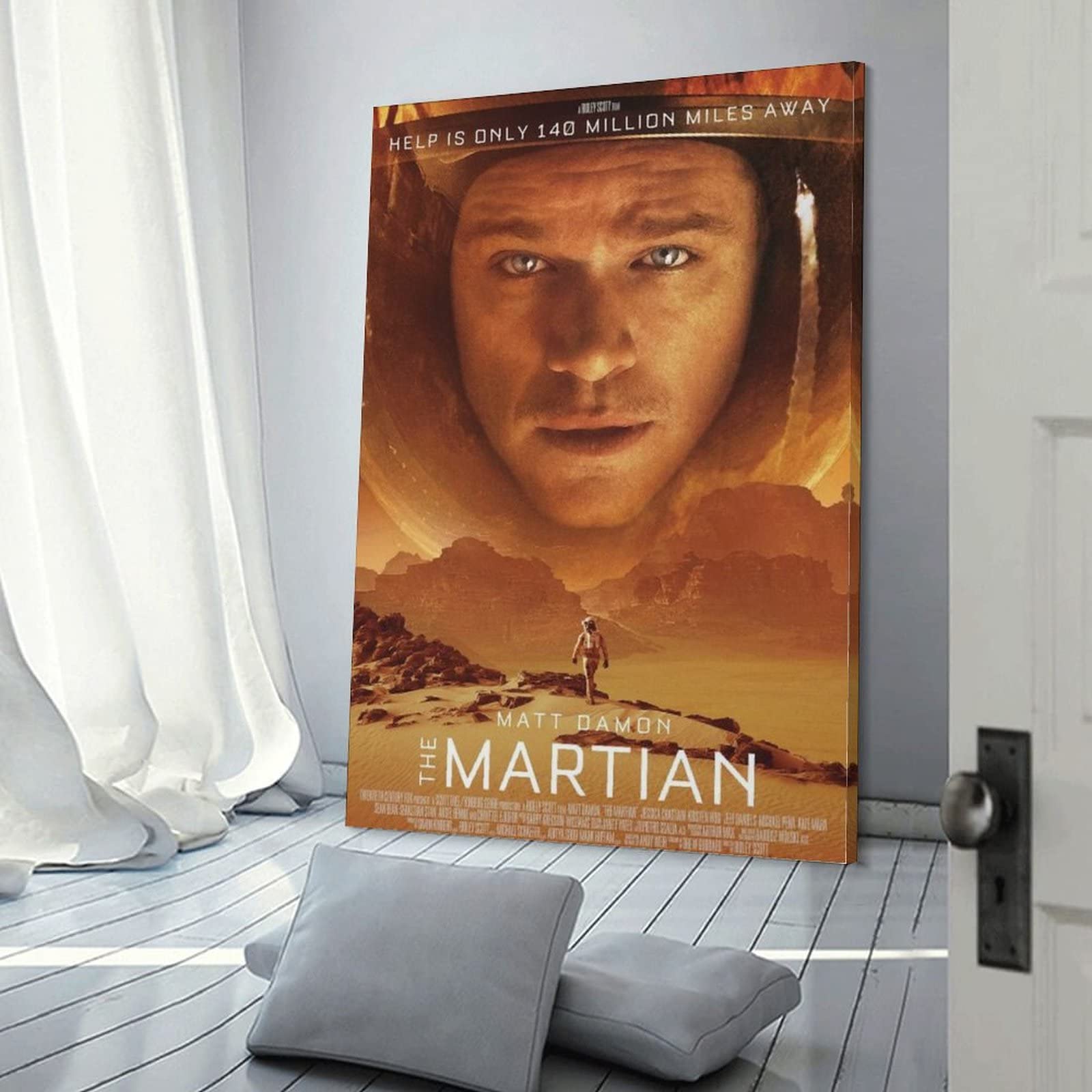 Póster de película de ciencia ficción de The Martian y arte de pared, póster moderno de 60 x 90 cm