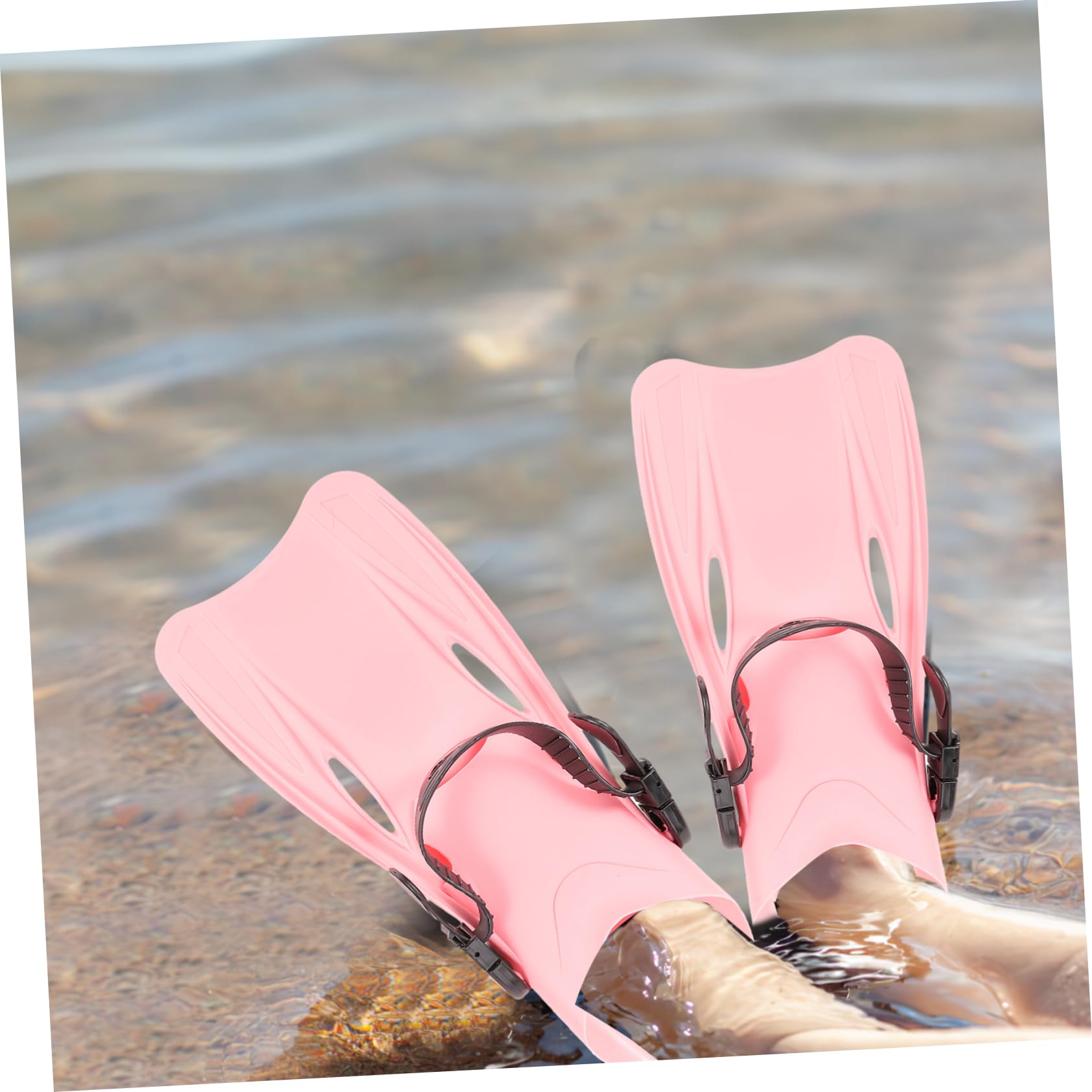 1 per Adulti Flipper Leggeri Snorkeling e Immersioni Facili Trasportare Regolabili Rosa
