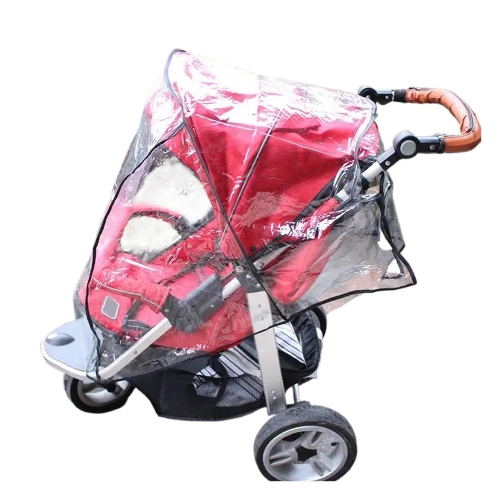 Copertura antipioggia in PVC for passeggino | scenario di utilizzo: protezione universale da pioggia, vento e neve