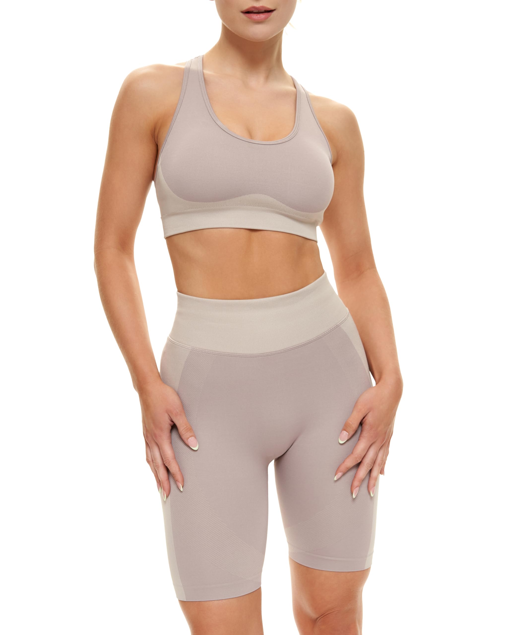 Gym Sets Women 2 Piece or 3, Matching Workout Set Women Shorts Bra, Yoga Workout Outfit, Fitness Exercise Clothes Running Set