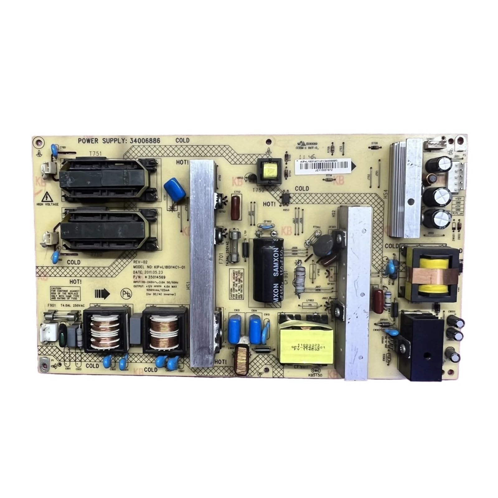 Carte d'alimentation LC42MS96PD 35014569 KIP pièce TV LCD