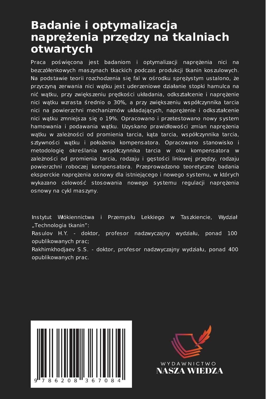 Badanie i optymalizacja naprężenia przędzy na tkalniach otwartych: Przy produkcji tkanin koszulowych