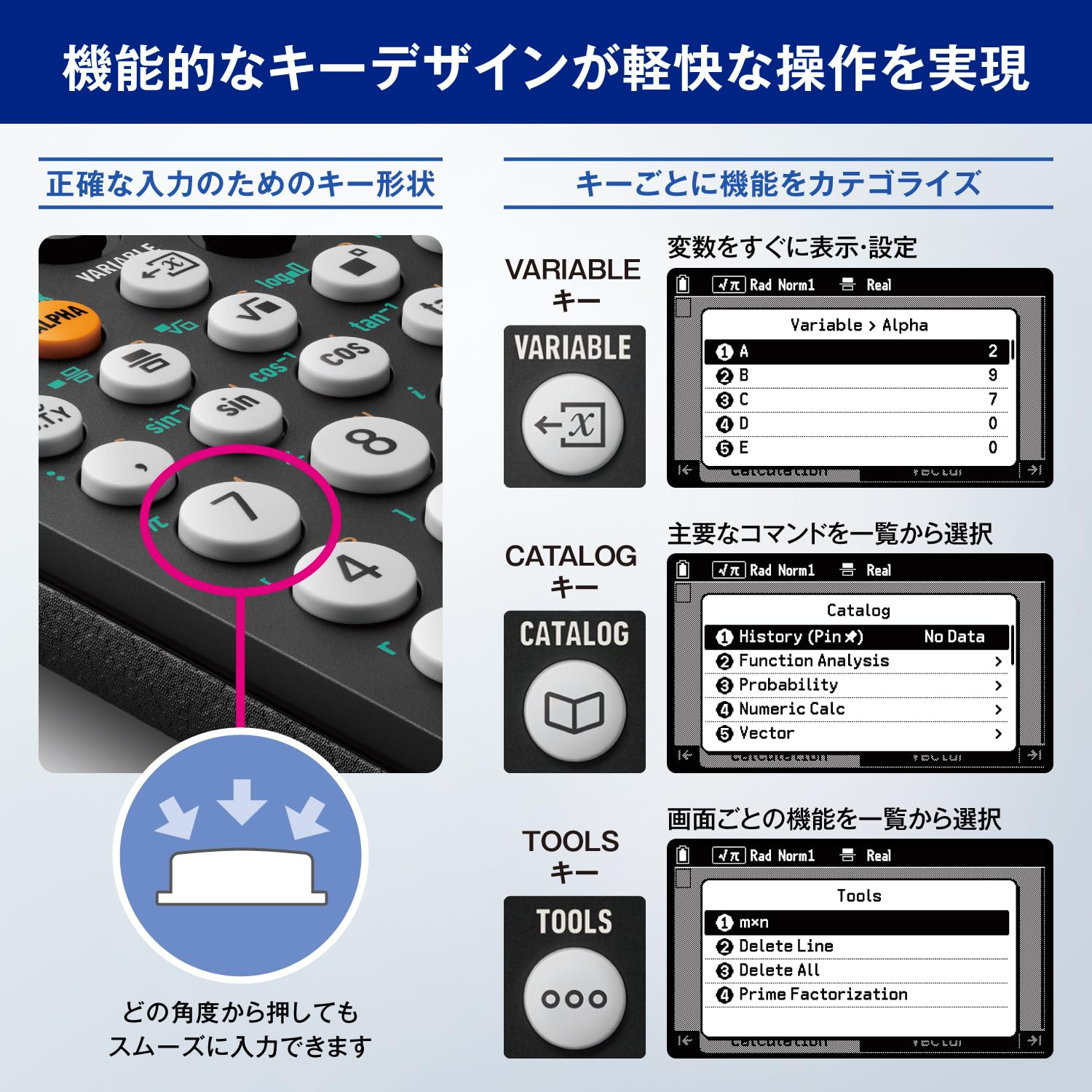 カシオ カラーグラフ関数電卓 fx-CG100-Nサムネイル5