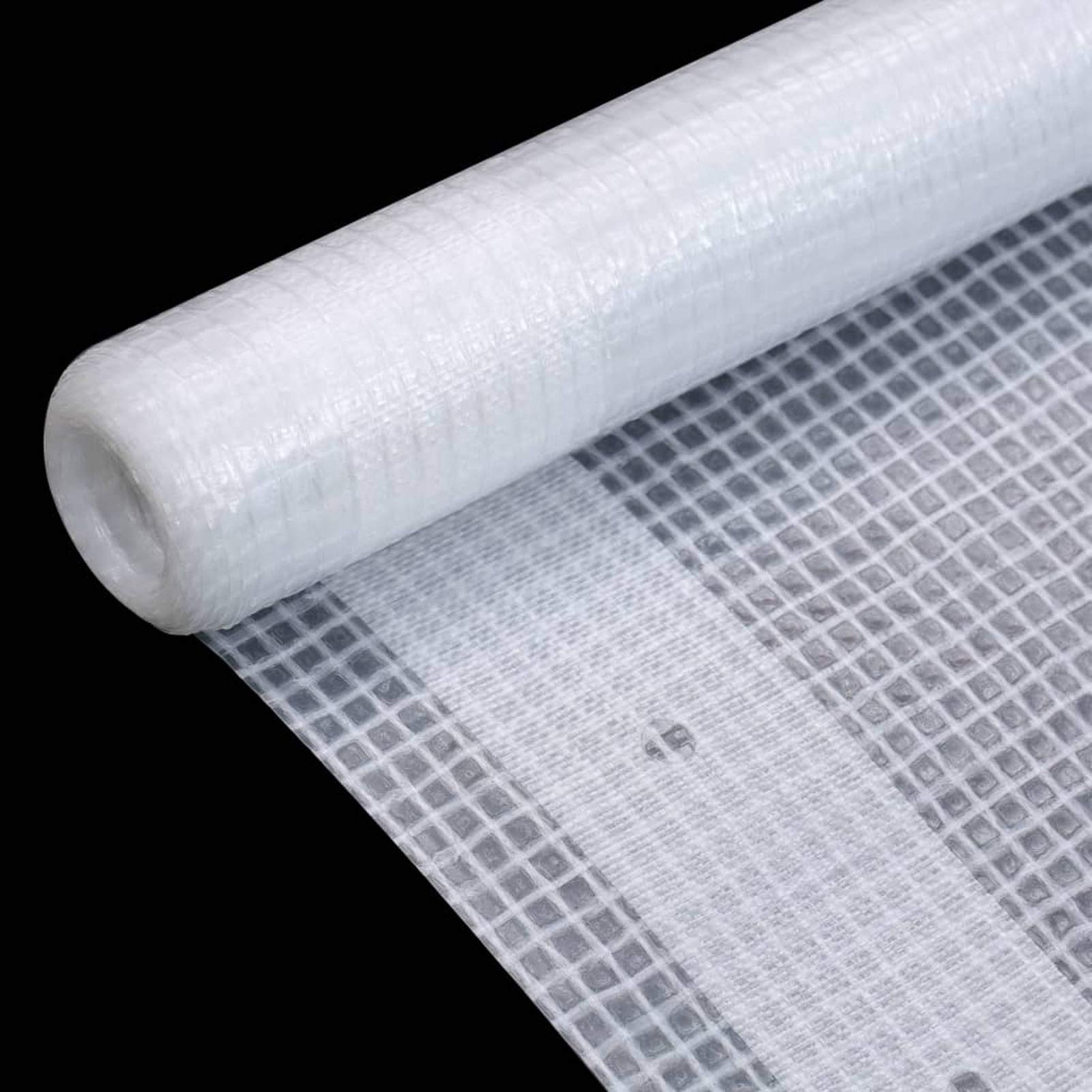 Lona Impermeable, Toldo Impermeable Exterior, Toldo Camping, Lonas para Piscinas, Lonas para Toldos, Lona Protectora, 260 g/m2 3x6 m Blanca
