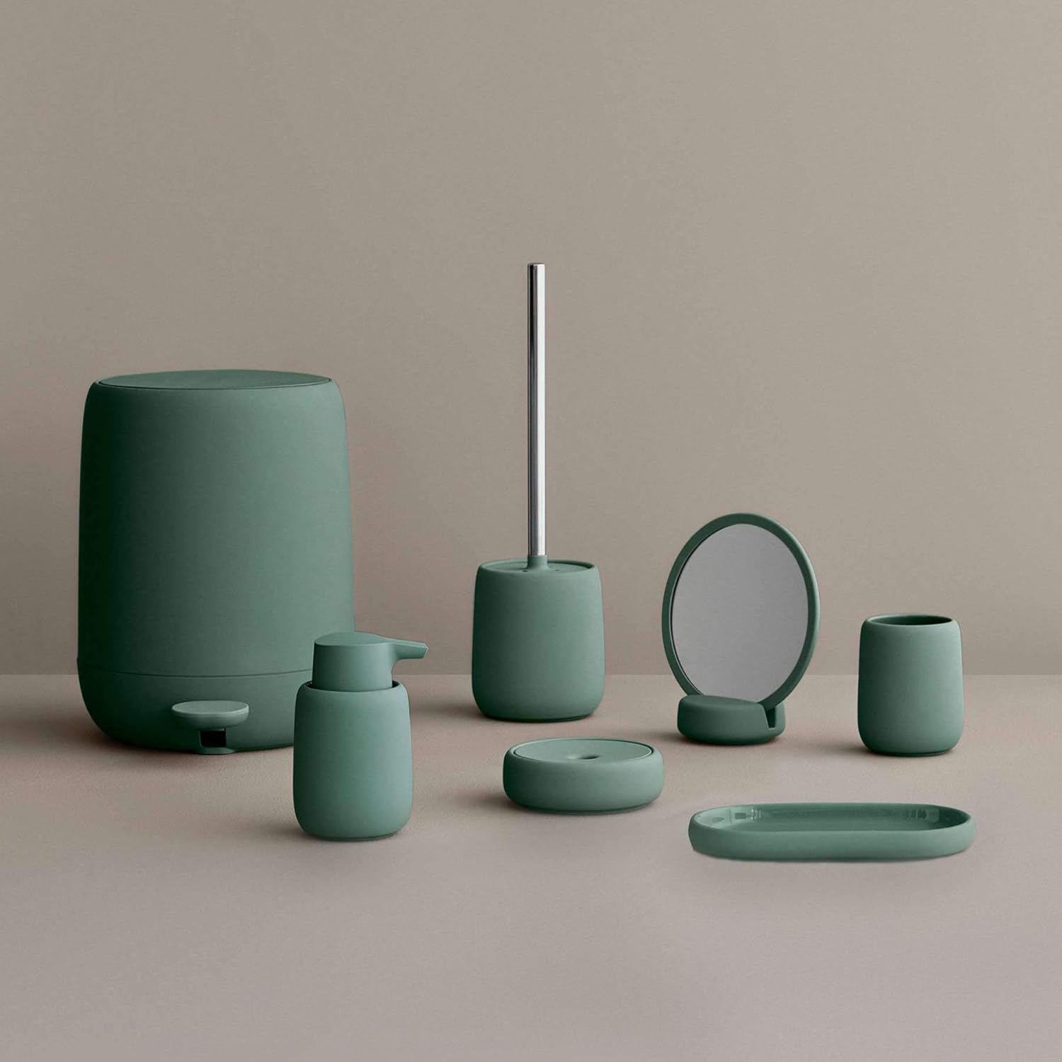 blomus 69160 Cosmetic Mirror Sono Magnet Grey 17 x 9 x 18.5 cm