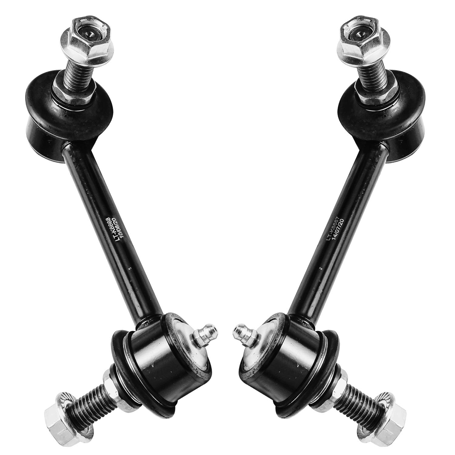 Detroit AxleRear Sway Bars for Chevrolet Trailblazer EXT SSR GMC Envoy XL XUV Saab 9-7x Buick Rainier Isuzu Ascender Oldsmobile Bravada, 2 Stabilizer Sway Bar End Links Pair Set Replacement