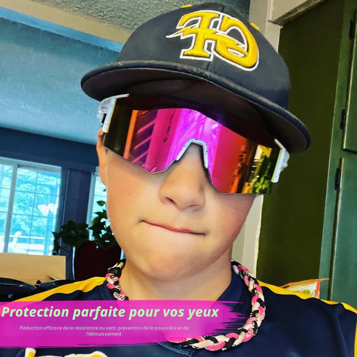 Rave Lunettes de soleil rapides Protection UV400 Coupe-vent Cyclisme Course