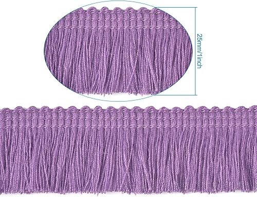 Miniatura 25 de KISSITTY Cinta de encaje de fibra de poliéster de 27 yardas para coser vestidos, ropa, manualidades, decoración del hogar, color marrón coco
